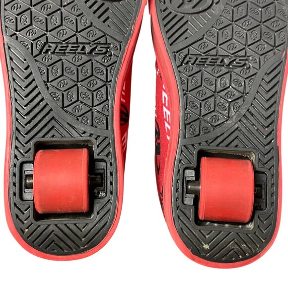 Heelys Pro 20 Prints Logo Wheeled Shoes Sneakers Red Sz 1 (YOUTH) - Picture 11 of 11